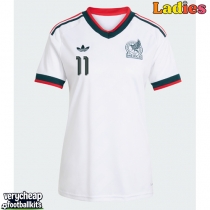 Mexico Santiago Gimenez #11 Replica Away Shirt Ladies World Cup 2026 Short Sleeve